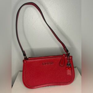 GUESS Red Crossbody Bag with Cherry Charm